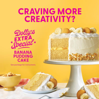 Duncan Hines Dolly Parton's Favorite Banana Flavored Cake Mix, 15.25 oz. – Southern Charm Stocking Stuffer for Collectors