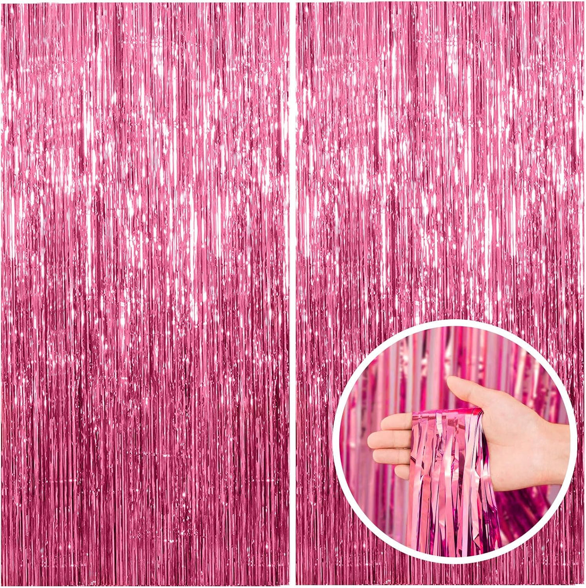 each curtain panel measures 3.28 ft x 6.56 ft (39.4 in x 78.7 in) for full door or wall coverage