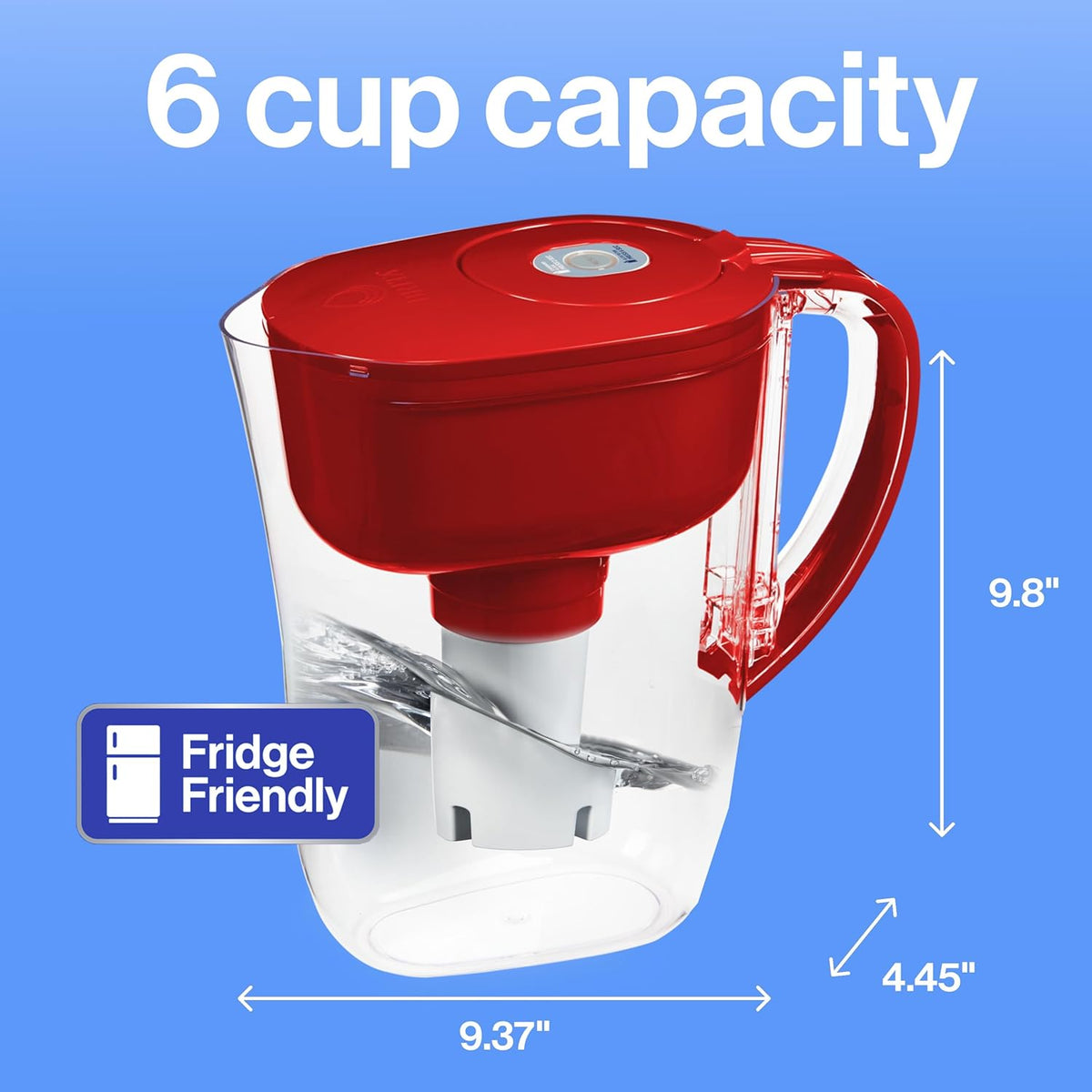 easy-fill locking lid to prevent spills