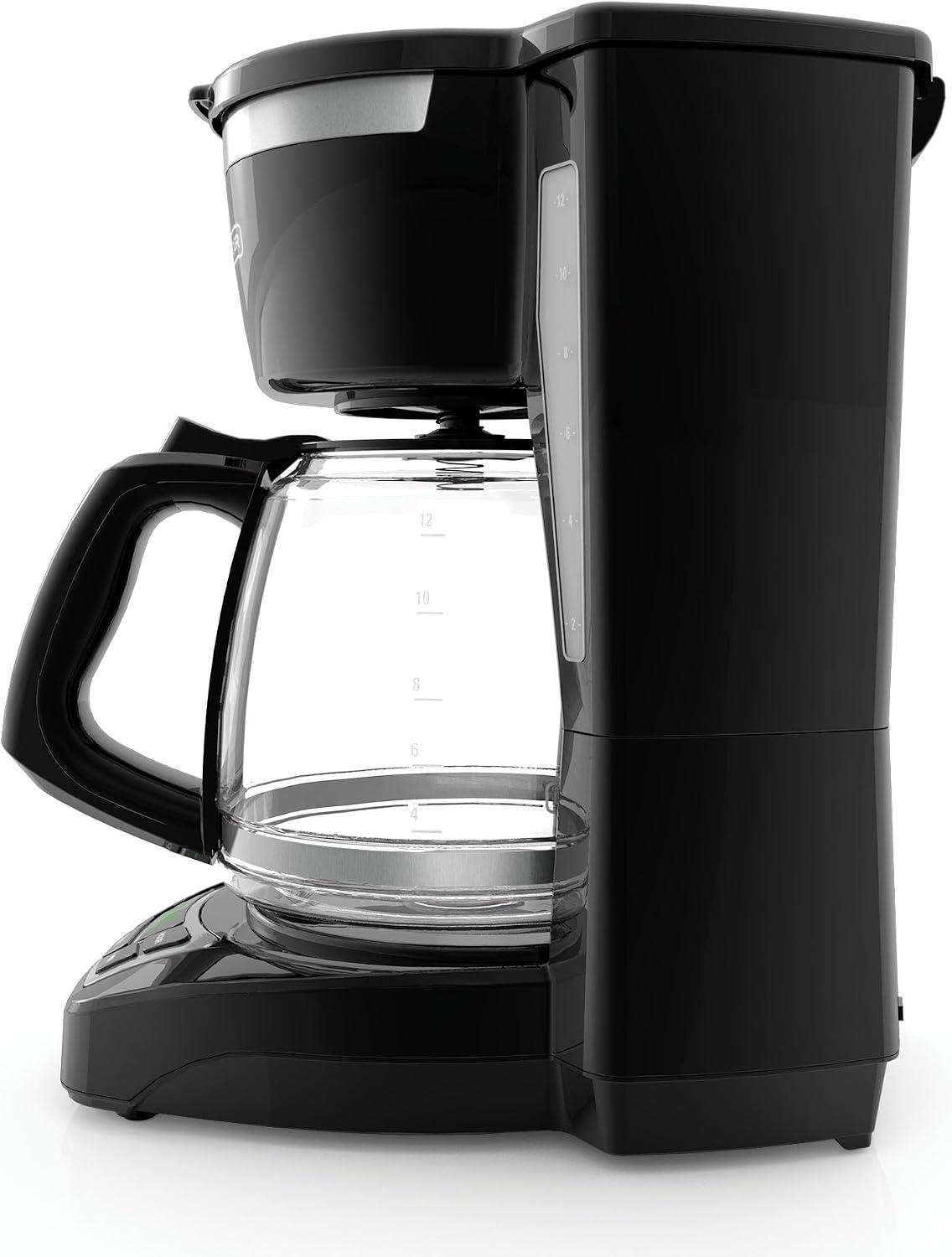 easy-view front-facing water window for accurate filling