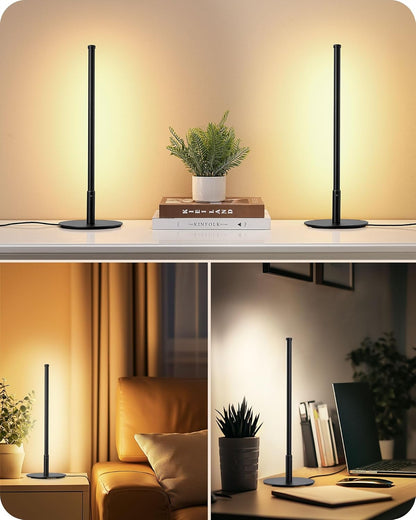 EDISHINE Touch Bedside Lamp – Simple Modern Accent for Uncluttered Bedrooms