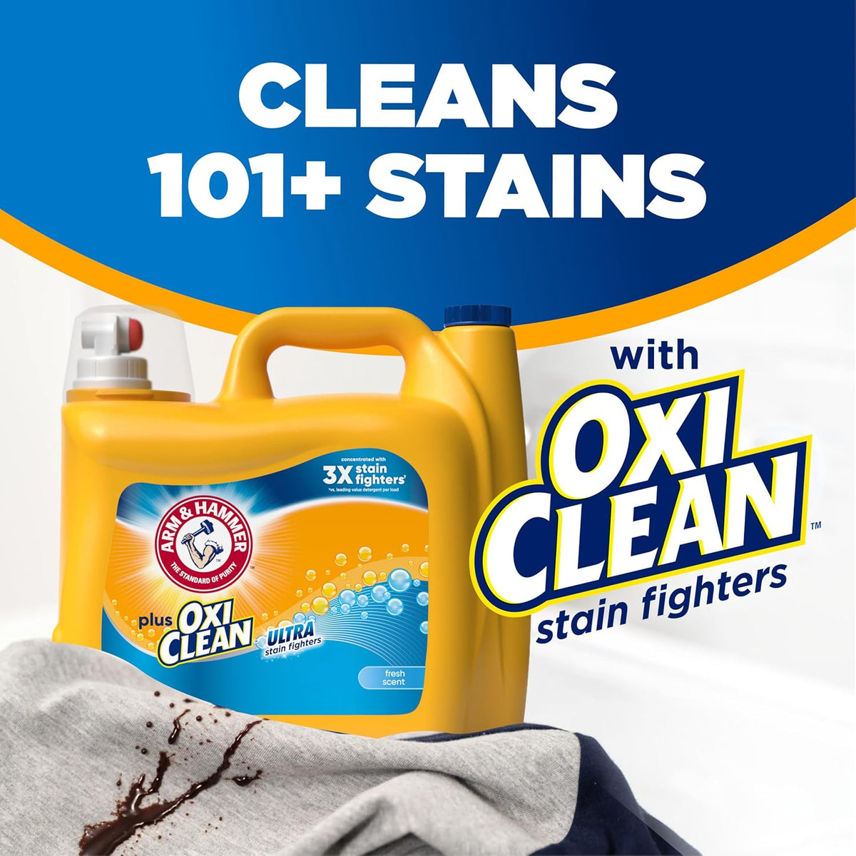 effective in cold water settings, including fresh scent and clean meadow scent variants