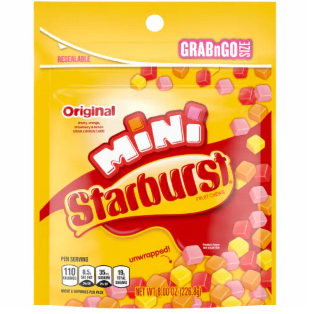 eight resealable 8oz grab n go bags per pack