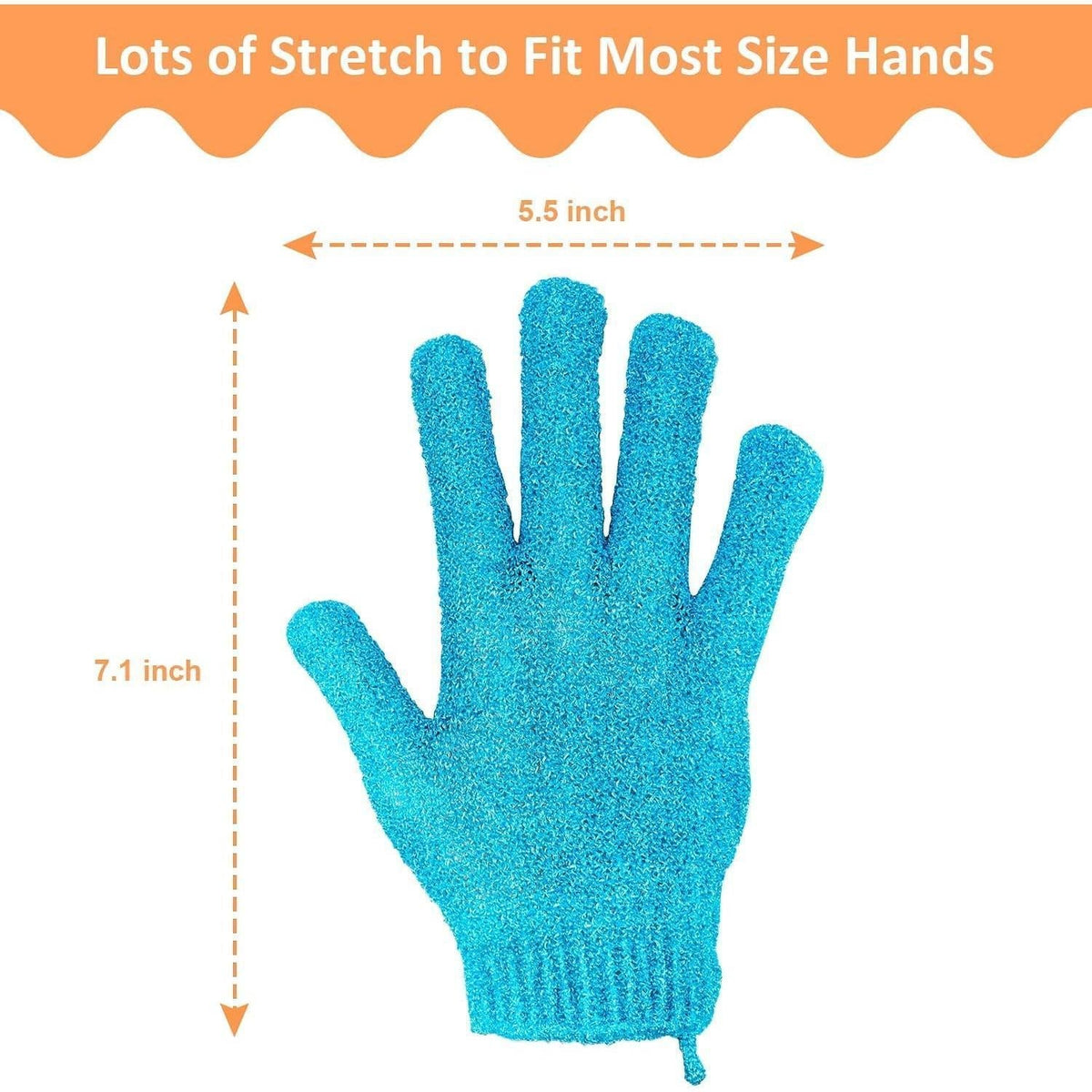 elastic adjustable wrist opening that conforms to any palm size