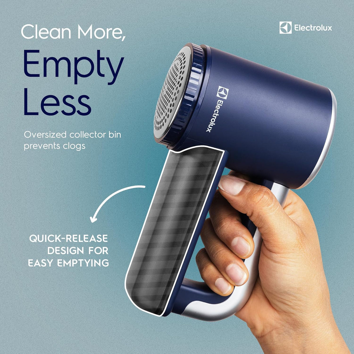 Electrolux Fabric Shaver – Minimalist Closet Essential, Cordless Lint Remover for Intentional Wardrobes