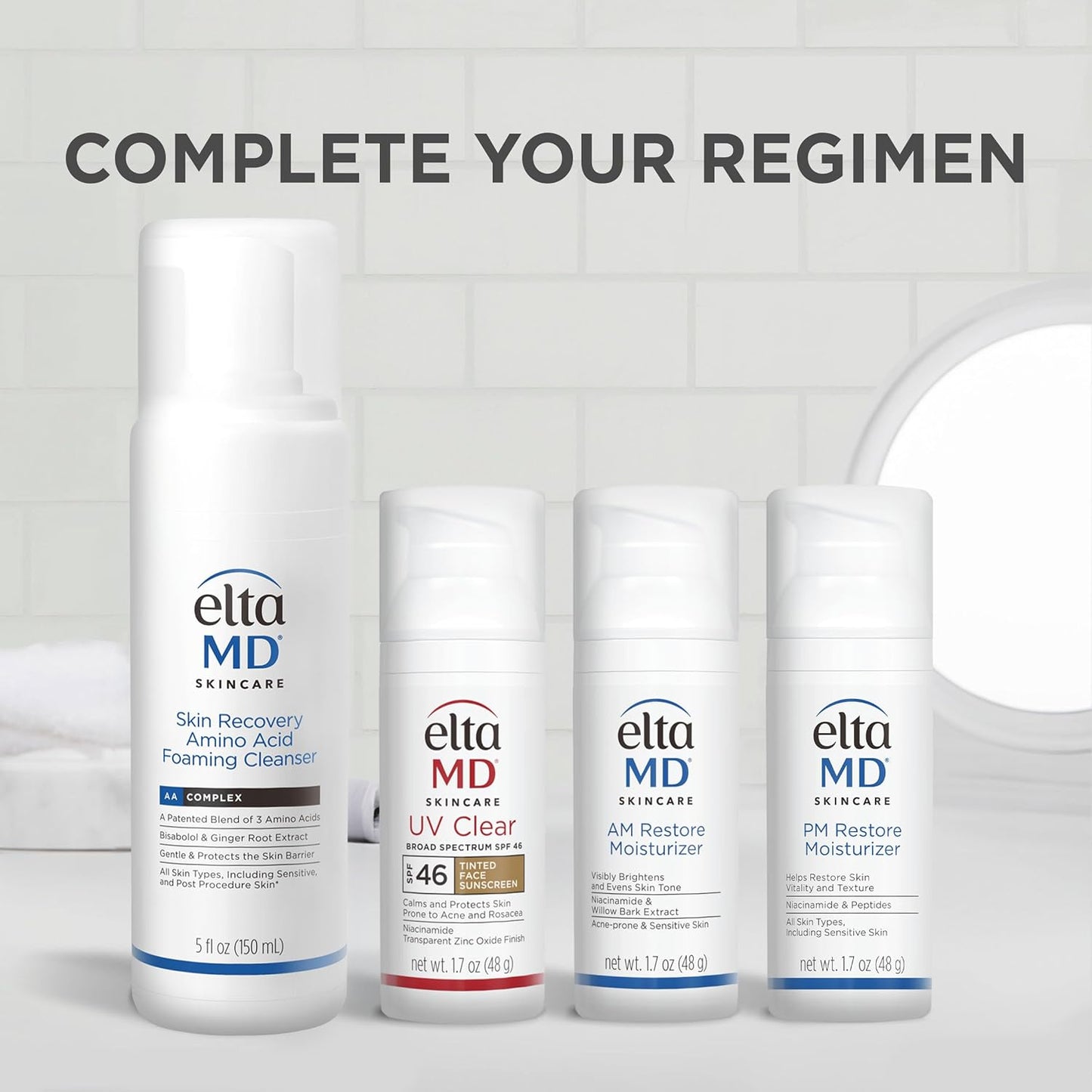 EltaMD AM Restore Face Moisturizer Gift Set – Dermatologist-Trusted Skincare for Her
