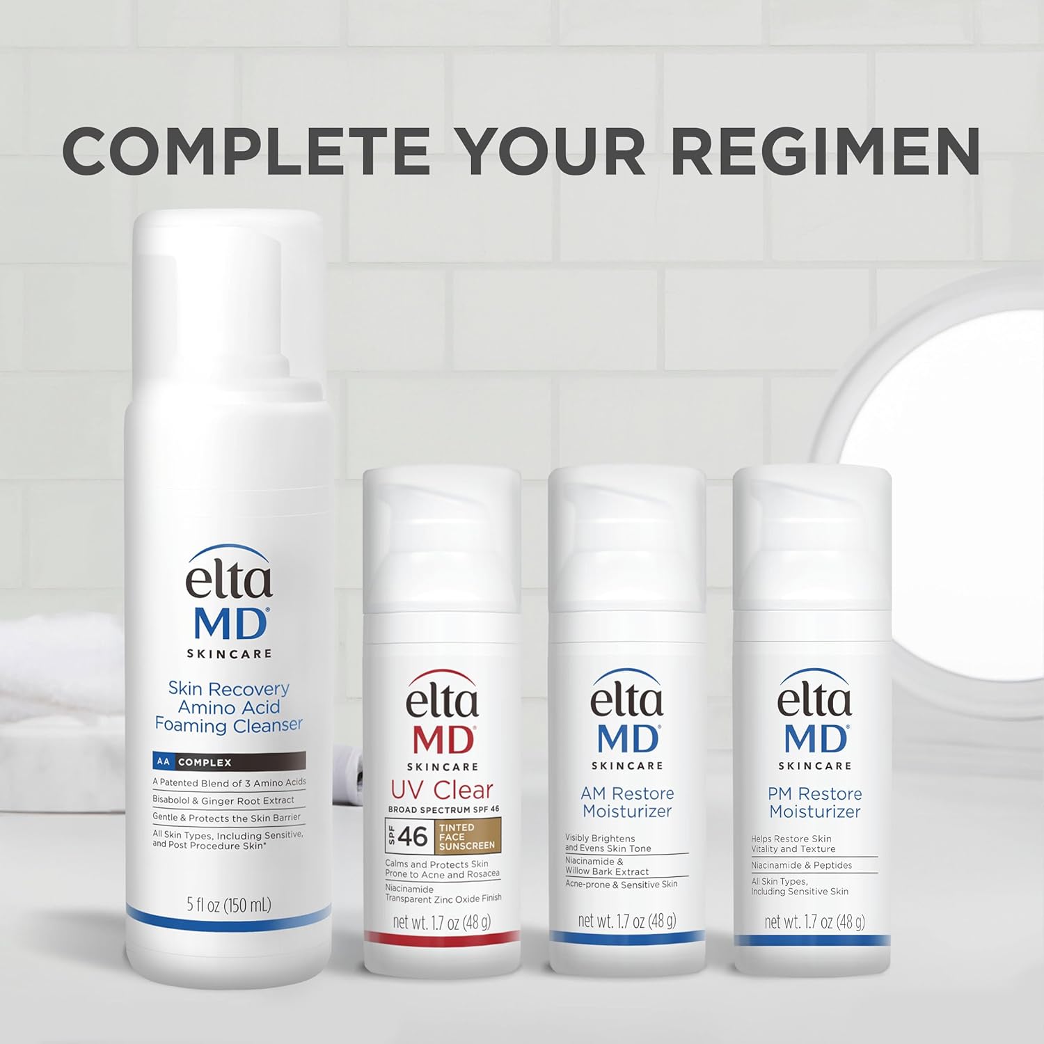 EltaMD AM Restore Face Moisturizer Gift Set – Dermatologist-Trusted Skincare for Her