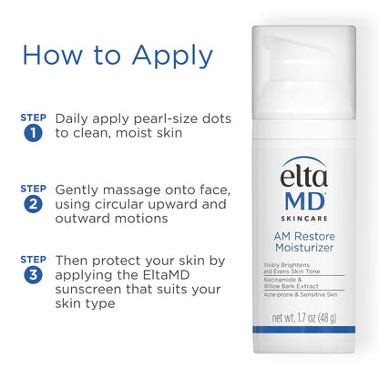 EltaMD AM Restore Face Moisturizer Gift Set – Dermatologist-Trusted Skincare for Her