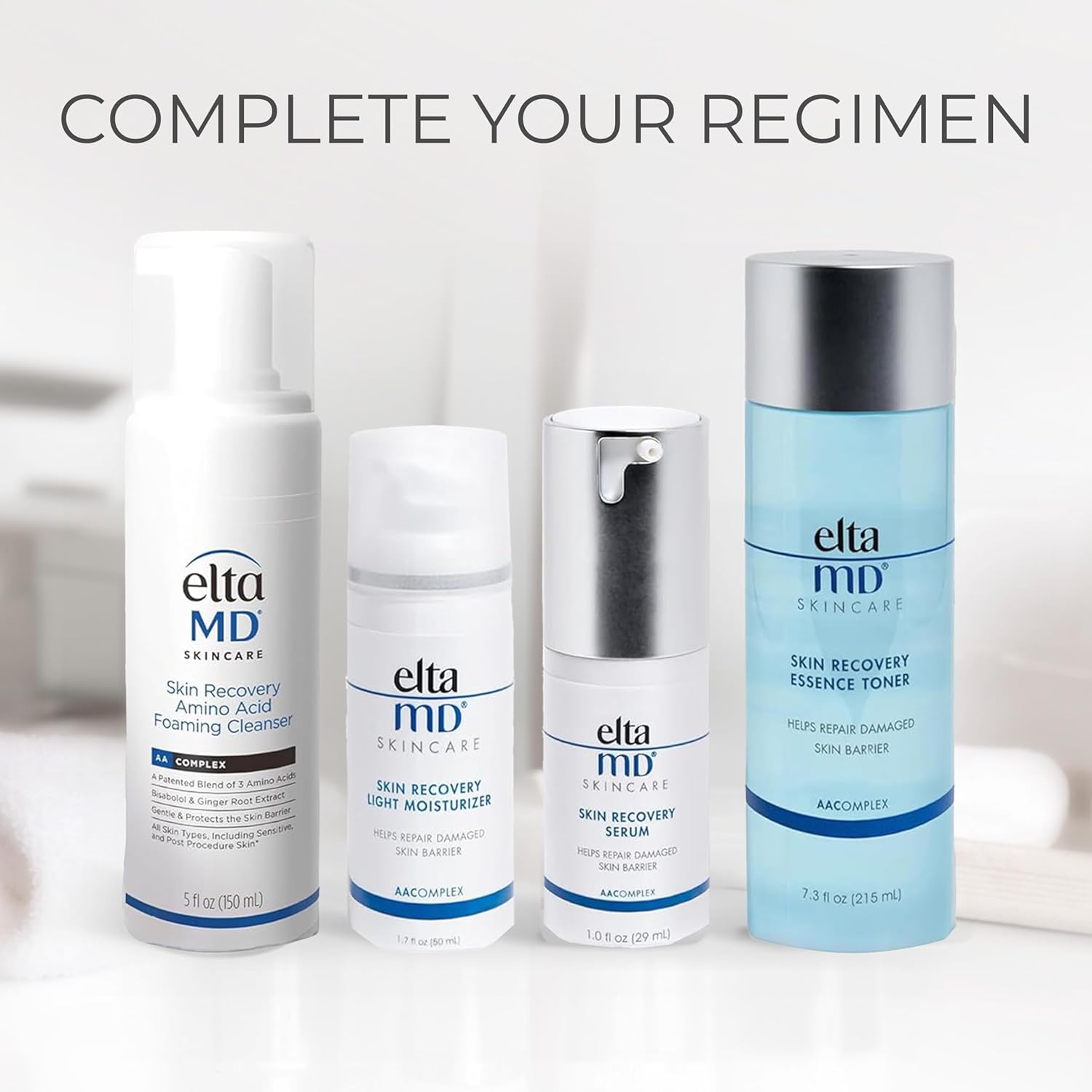EltaMD Amino Acid Foaming Cleanser – Streamlined Daily Face Wash for Clean Skincare Routines