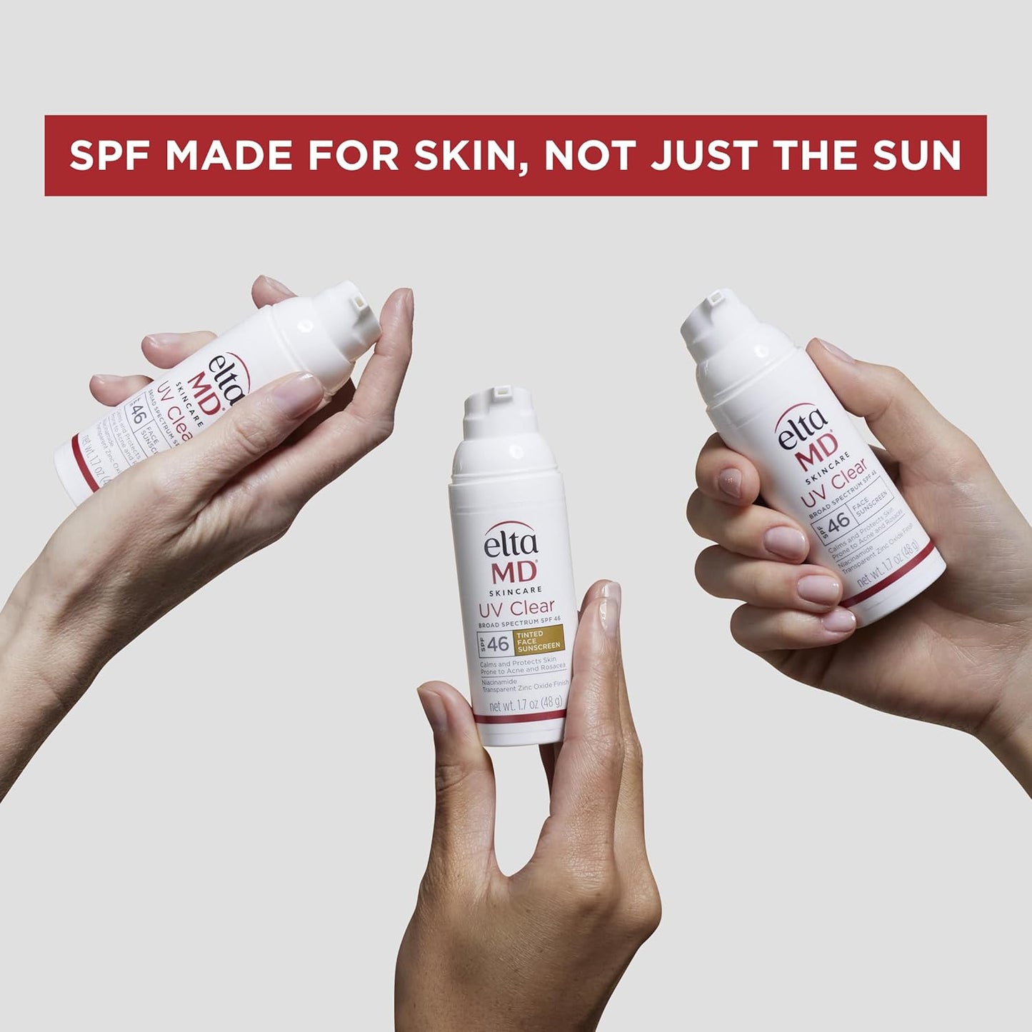 EltaMD UV Sheer Face and Body Sunscreen SPF 50+ – Clean, No-White-Cast Daily Protection