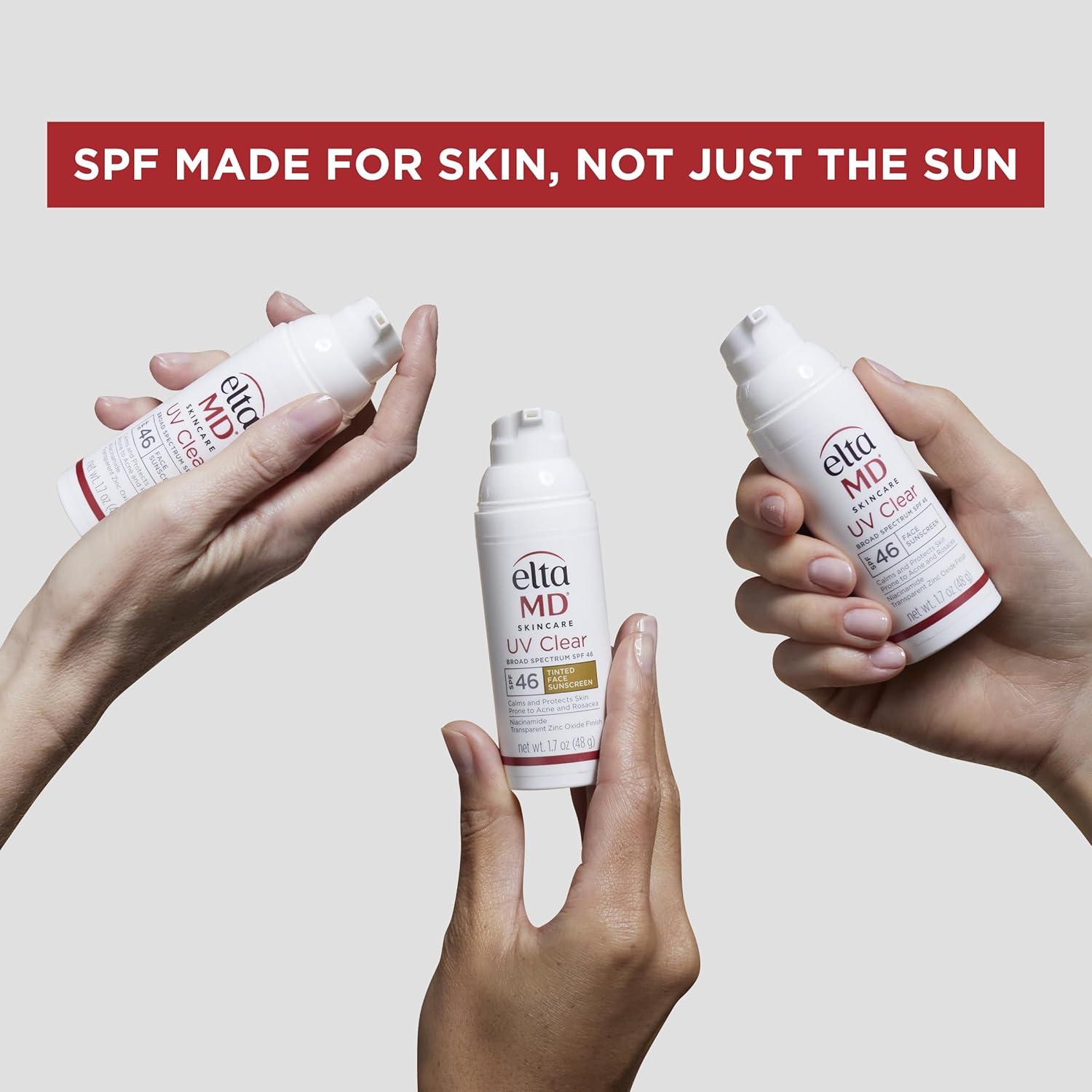 EltaMD UV Sheer Face and Body Sunscreen SPF 50+ – Clean, No-White-Cast Daily Protection