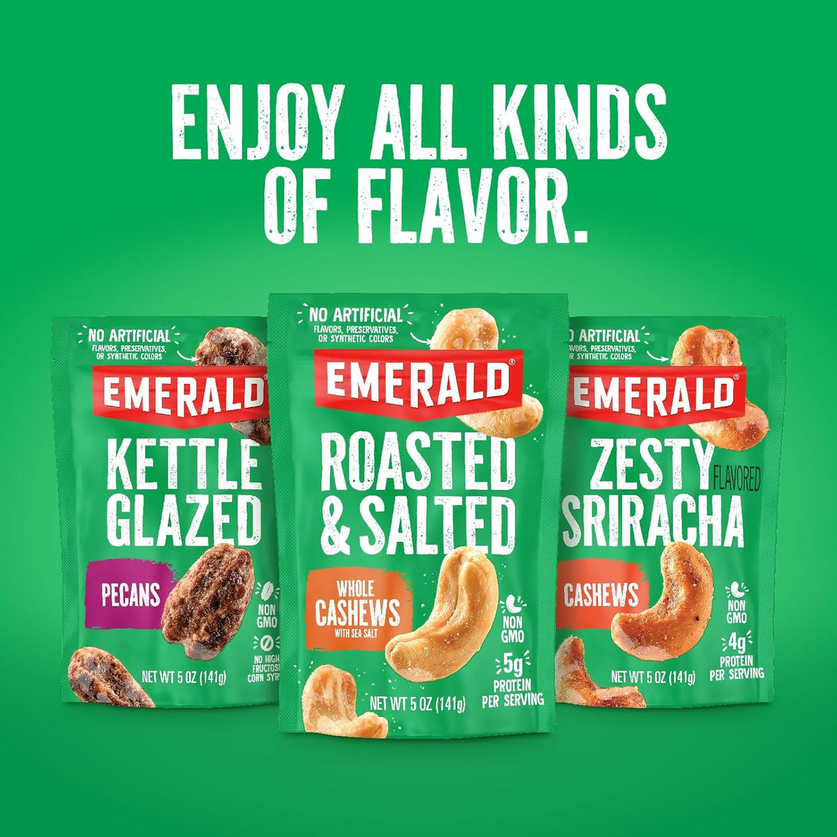 Emerald Nuts Salty Sweet Mixed Nuts – Office Desk Snack for Afternoon Wellness Breaks