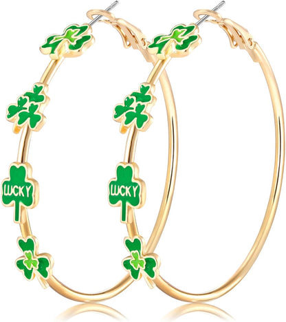 enamel-coated charm designs including shamrock, bunny, sombrero, cactus, mask, and 'mardi gras' lettering