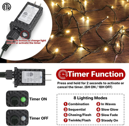 end-to-end connectable design supporting up to 5 linked sets / 1000 leds maximum