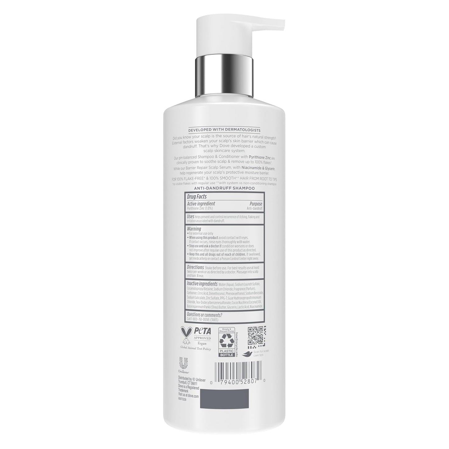 enriched with niacinamide to support scalp barrier function