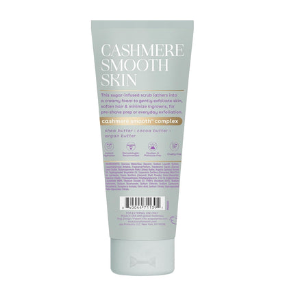 eos Cashmere Vanilla Cashmere Pre-Shave Scrub – Thoughtful Birthday Gift for Women Who Love Vanilla Body Care and Smooth Skin