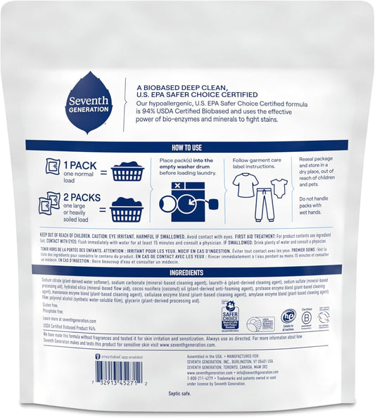 epa safer choice certified as the #1 brand in the certified detergent pack category