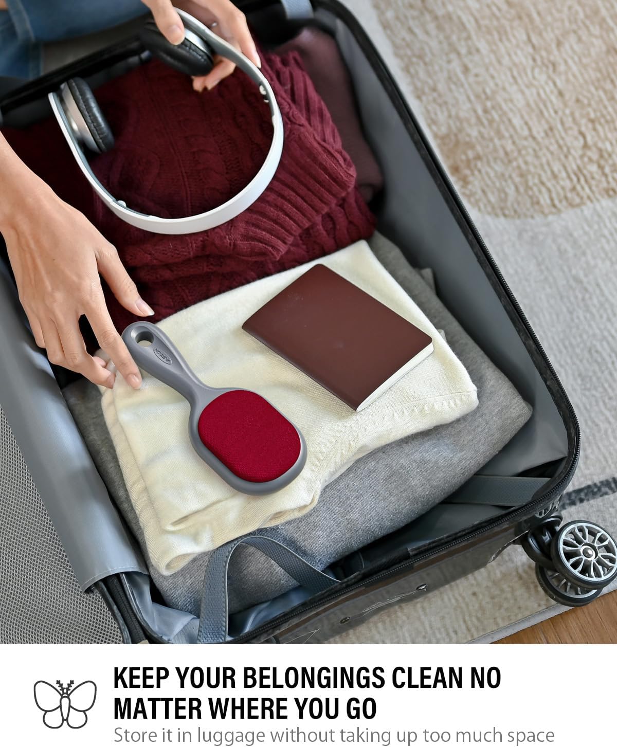 ergonomic abs plastic handle for comfortable grip