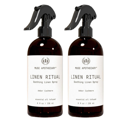 essential oil-infused aromatherapy formula with notes such as golden amber, sheer lily, sandalwood, tahitian vanilla, and cedar