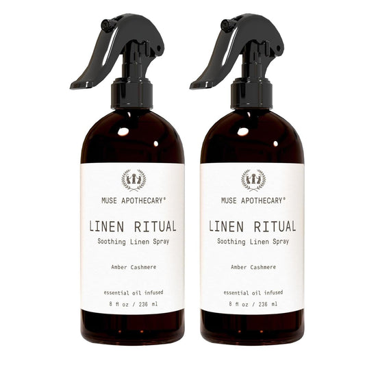 essential oil-infused aromatherapy formula with notes such as golden amber, sheer lily, sandalwood, tahitian vanilla, and cedar