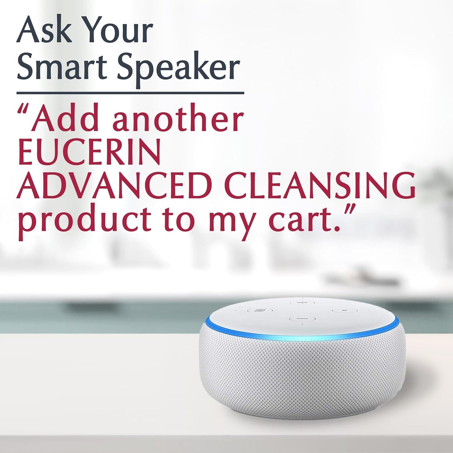 Eucerin Advanced Repair Cleanser – Calming Daily Wash for Sensitive Skin, Mindful Shower Ritual