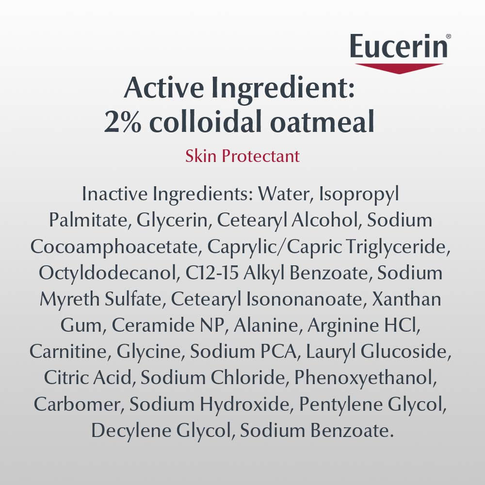 Eucerin Baby Eczema Relief Cream Wash – Clean, Fragrance-Free Essential for Sensitive Skin