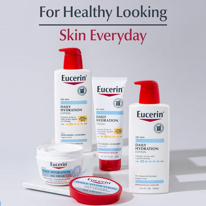 Eucerin Daily Hydration SPF 30 Body Cream – Mindful Morning Moisturizer for Dry, Sensitive Skin, 8 Oz