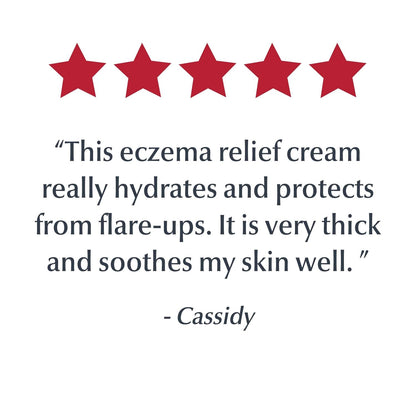 Eucerin Eczema Relief Body Cream – Steroid-Free Safe Skincare, No Harmful Additives or Irritants