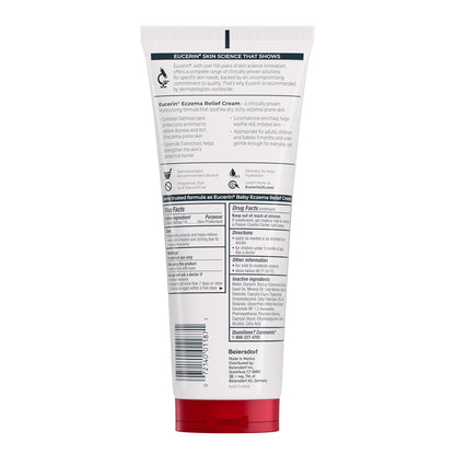 Eucerin Eczema Relief Body Cream – Steroid-Free Safe Skincare, No Harmful Additives or Irritants