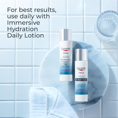 Eucerin Immersive Hydration Night Cream – Essential Anti-Aging Moisturizer for Streamlined Skincare