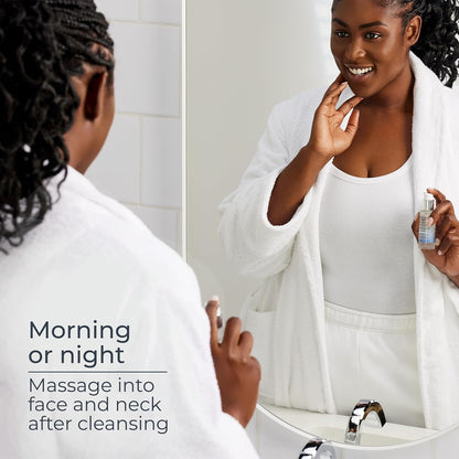 Eucerin Immersive Hydration Smoothing Face Serum – Evening Wind-Down Hydration Step for the Bedside Vanity