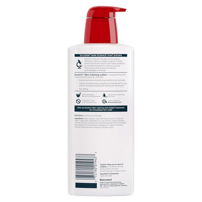 Eucerin Skin Calming Body Lotion – Daily Hydration Ritual for Dry, Sensitive Skin, 16.9 fl. oz. Bottle