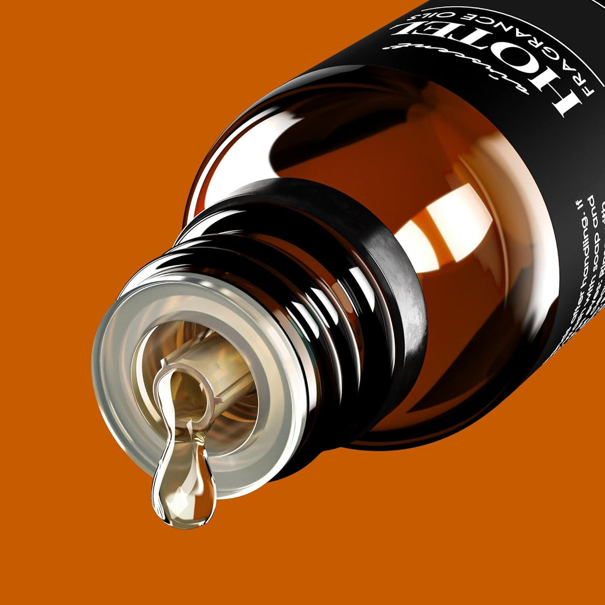 euro dropper cap for controlled, waste-free dosing into diffusers and craft bases