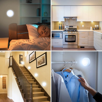 EverBrite Push Light – Child-Safe Battery Night Light for Kids Room and Nursery, 30/60 Min Auto-Off