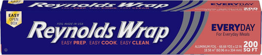 everyday strength aluminum foil engineered for durability without tearing or puncturing