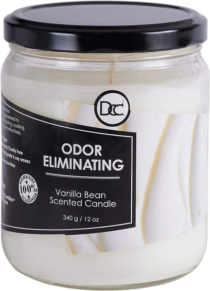 exclusive odor-eliminating wax blend that chemically bonds to offensive smells rather than masking them