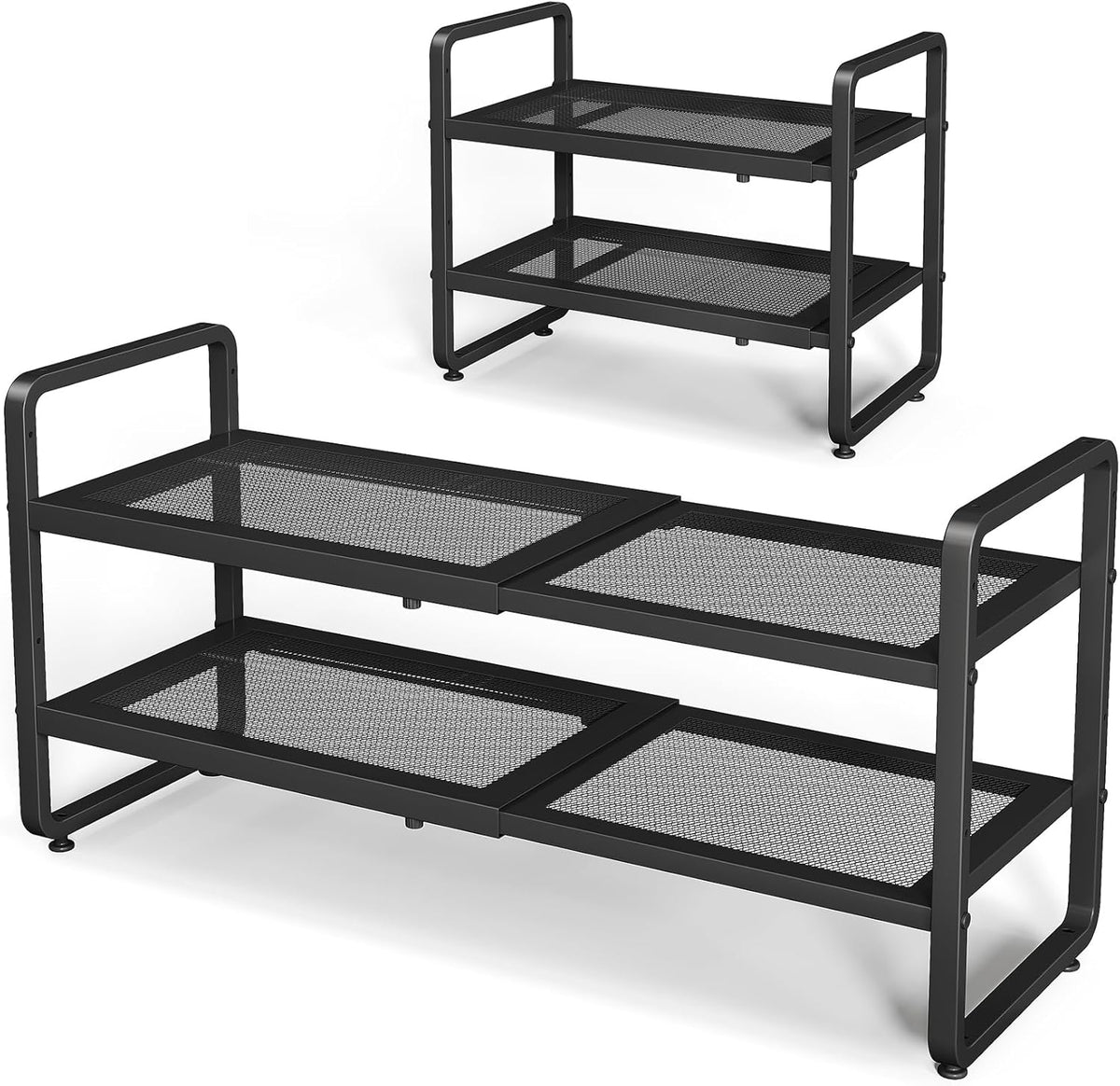 expandable width from 18.6" to 30.5" to fit small closets and wide entryways