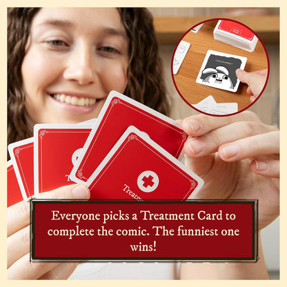 Exploding Kittens Horrible Therapist Game - Birthday Gag Gift for Her, Mom, or Best Friend with Hand-Drawn The Oatmeal Art