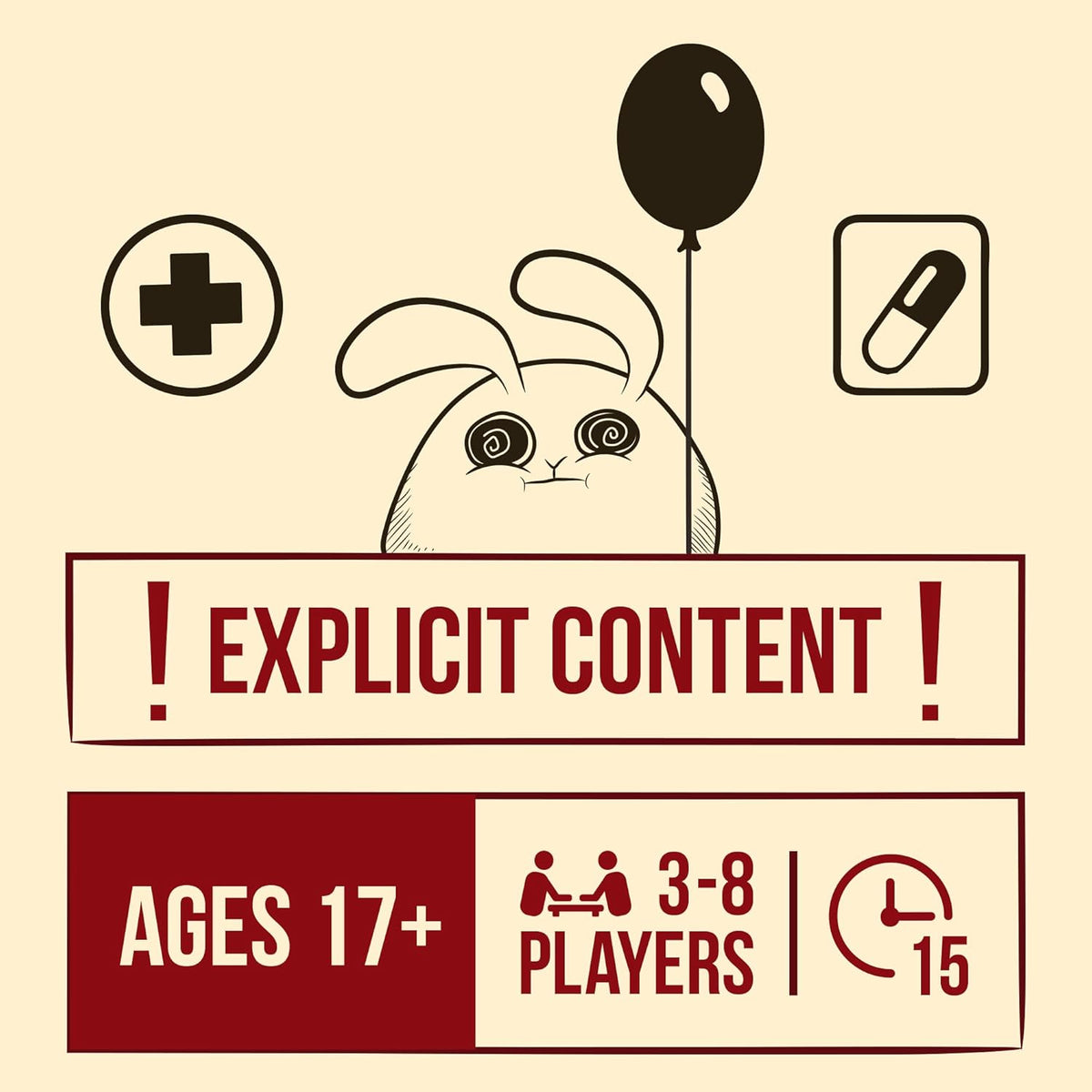 Exploding Kittens Horrible Therapist Game - Birthday Gag Gift for Her, Mom, or Best Friend with Hand-Drawn The Oatmeal Art