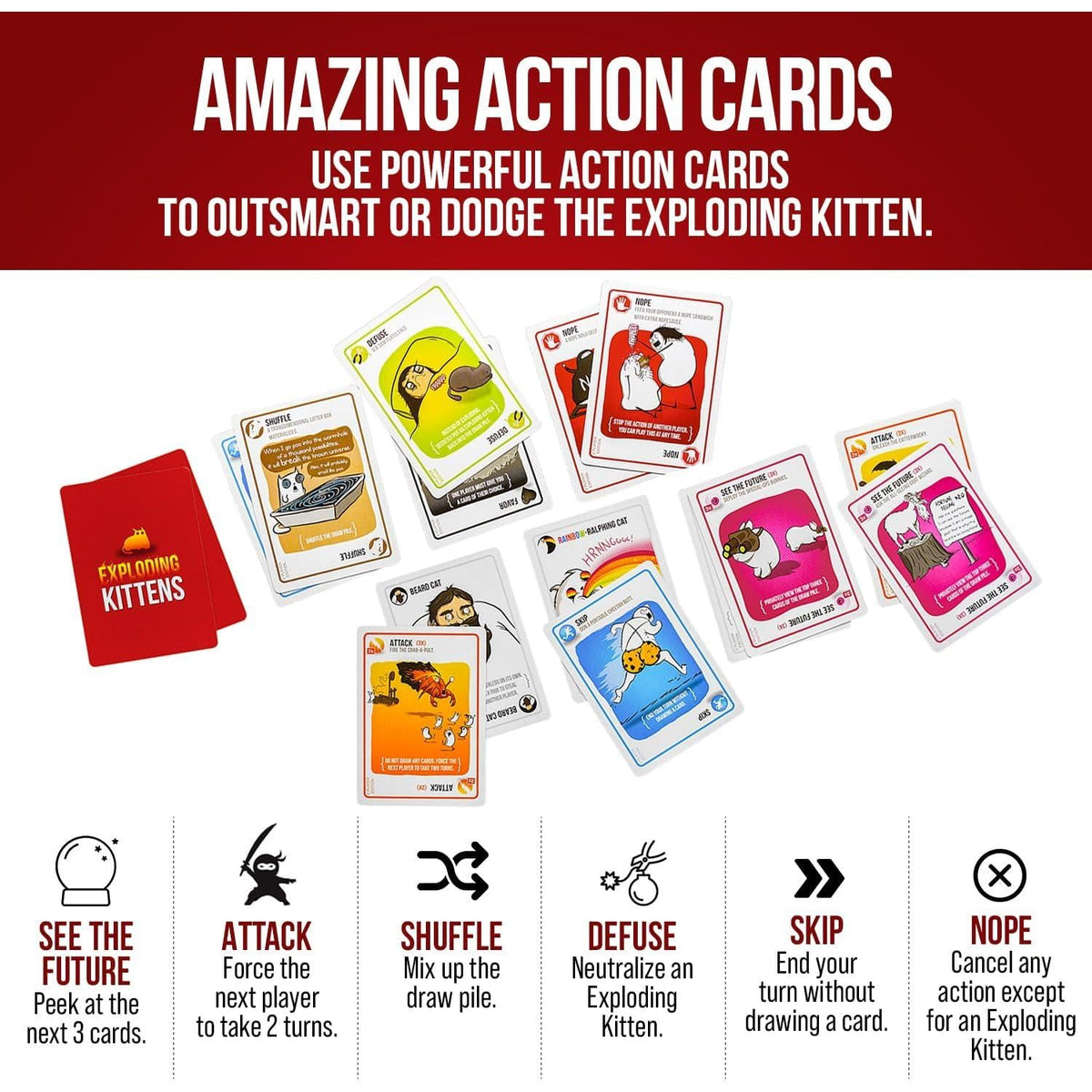 Exploding Kittens Party Pack – Streamlined Game Shelf Addition Replacing Five Party Games at Once