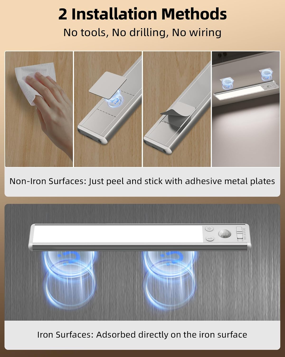 EZVALO Task Light – High-Output 120 Lumen Bar for Kitchen Prep, Workshop and Garage Benches