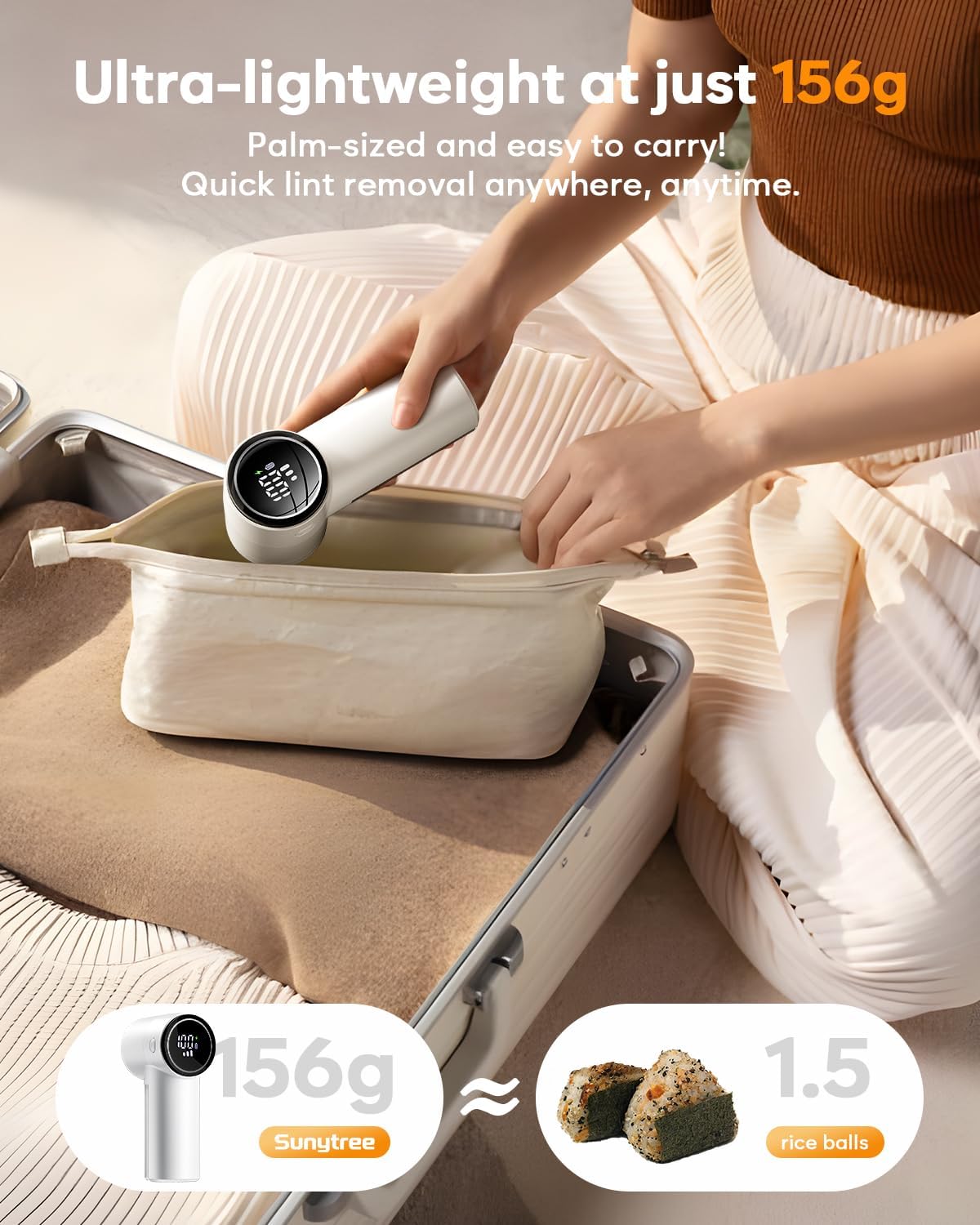 Fabric Shaver – 90-Minute Runtime Lint Remover for Busy Professionals, 10-Min Quick Charge