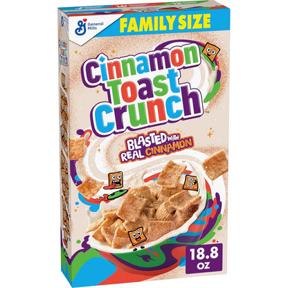 family-size 18.8 oz box providing approximately 13 servings
