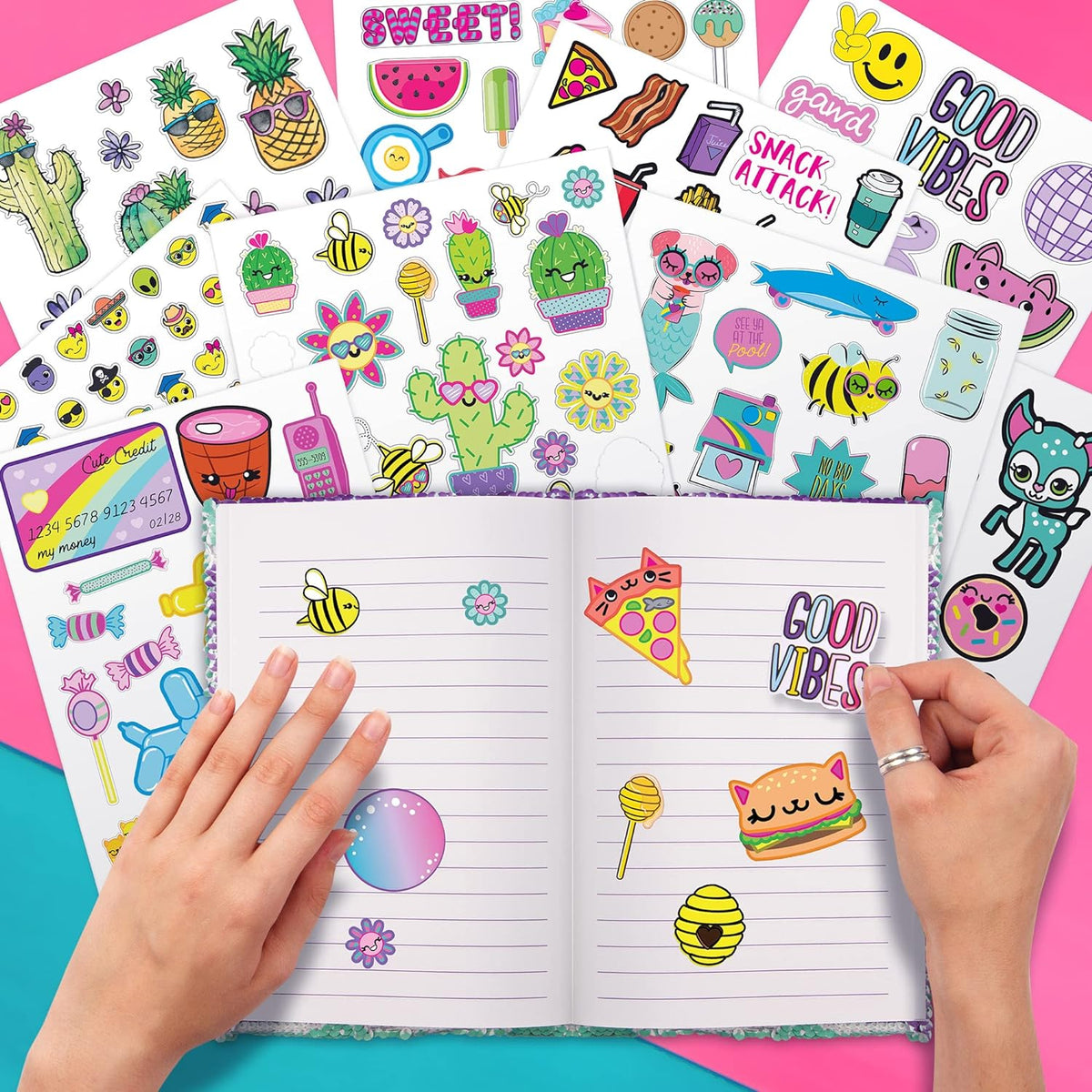 Fashion Angels 1000+ Ridiculously Cute Stickers – Thoughtful Gift for 8 to 14 Year Old Crafters, Journalers, and Sticker Lovers