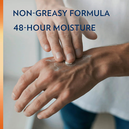 fast-absorbing, non-greasy men's scented formula