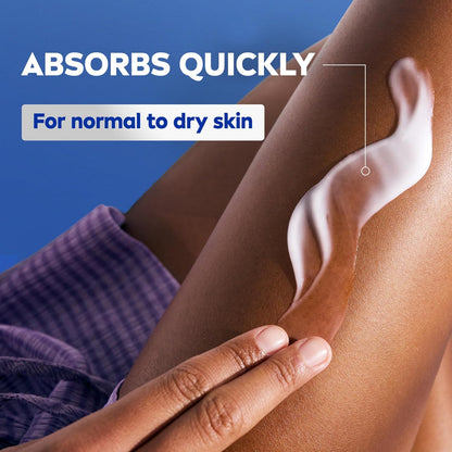 fast-absorbing, non-greasy texture