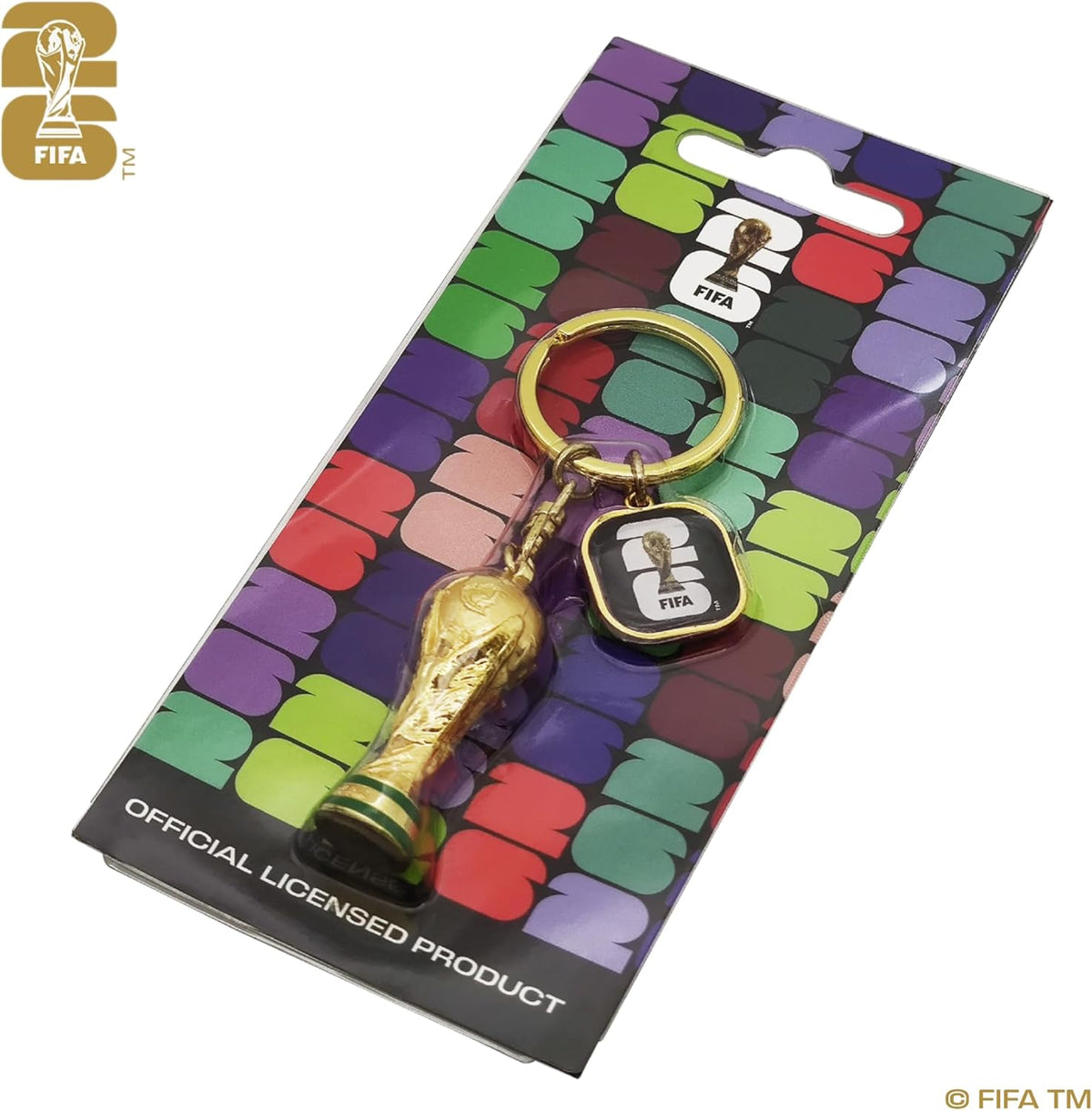 FIFA World Cup 2026 Trophy Keychain – Travel Daypack Charm for World Cup 2026 Host City Tourists