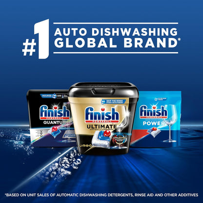 Finish Gel Liquid Dishwasher Detergent for Busy Home Offices, Deep-Clean Lemon Scent for Daily Loads