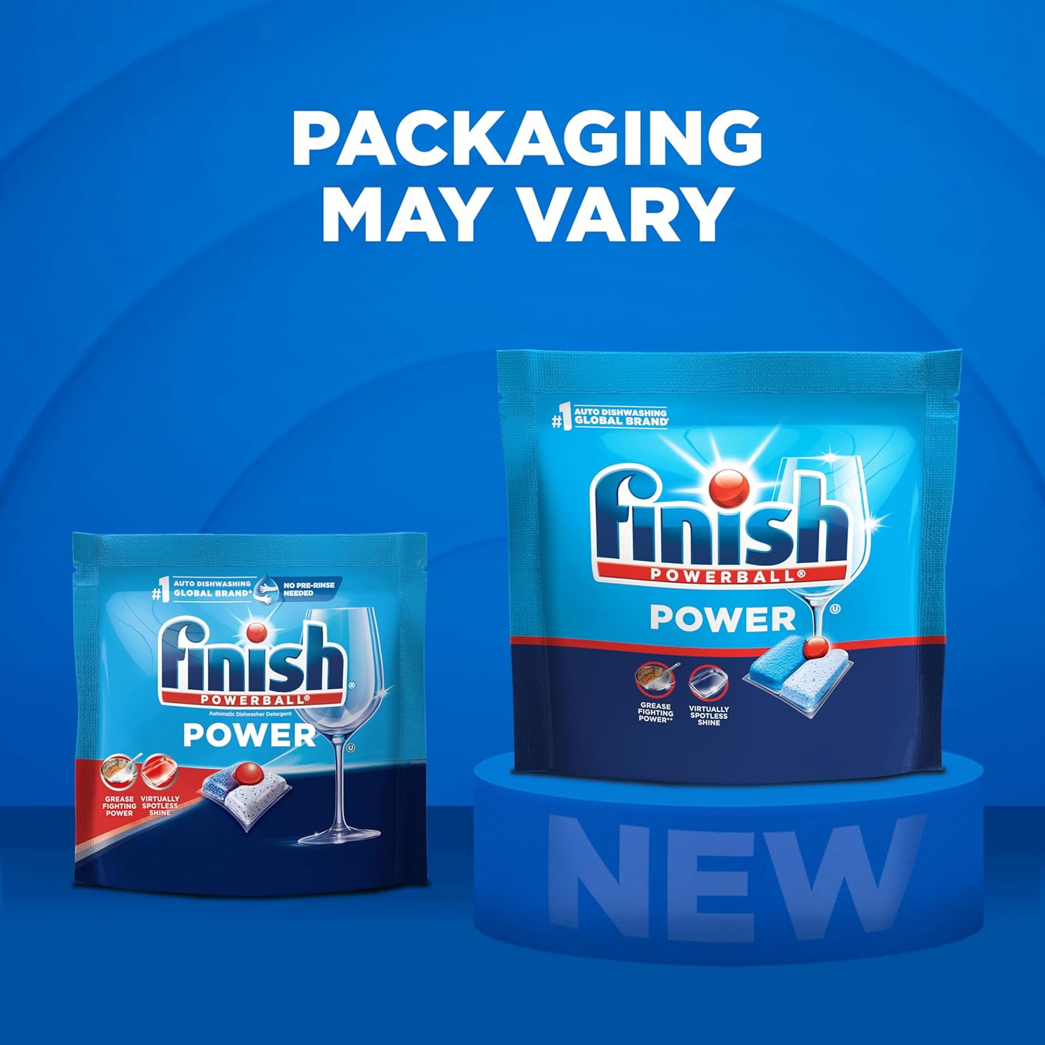 Finish Power Dishwasher Pods for Uncluttered Kitchens, Pre-Measured Pods for Effortless Daily Use