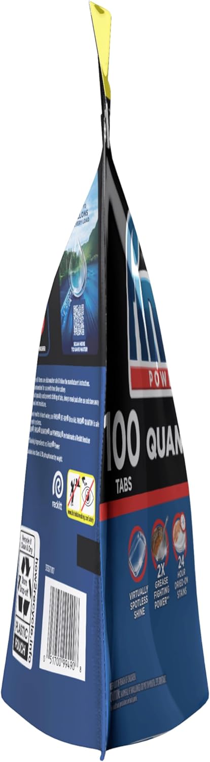 Finish Quantum Dishwasher Pods – Calming Post-Meal Wind-Down for Home Kitchens, Skip Stressful Pre-Rinsing